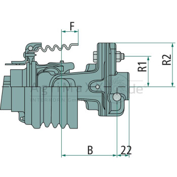 Scherbolzenkupplung - 6060L3702R
