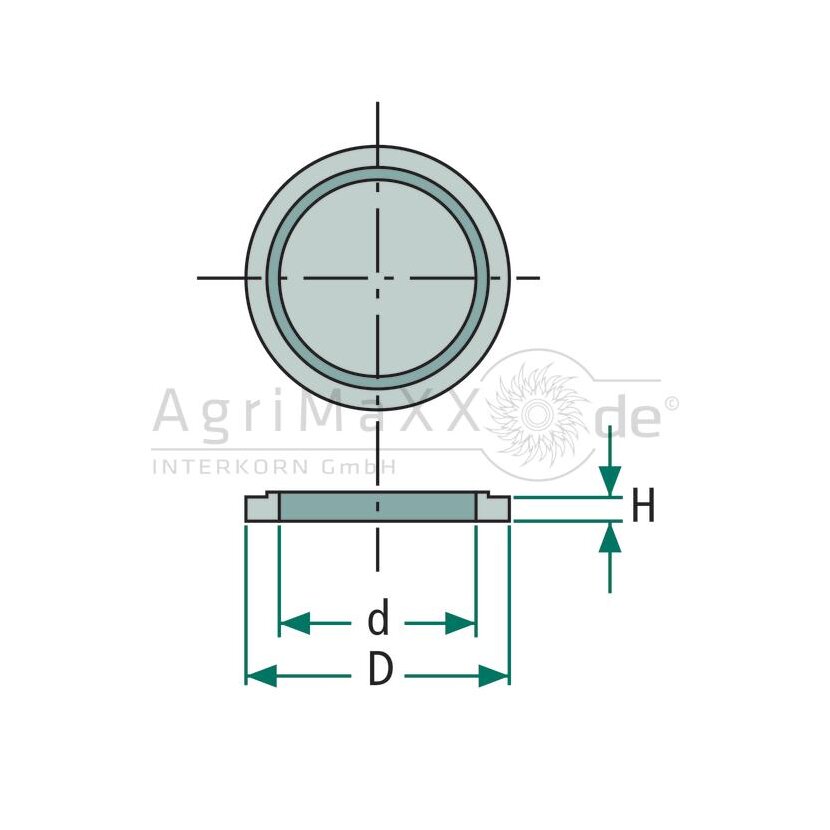 VPE50 M30 U-Seal-Dichtring 31x39x2