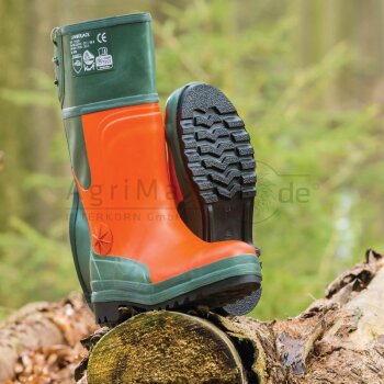Forst-Sicherheitsstiefel - LUMBERJACK GRÜN/ORANGE...