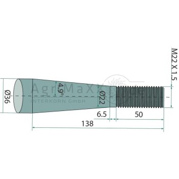 Zinken - Länge: 600 mm