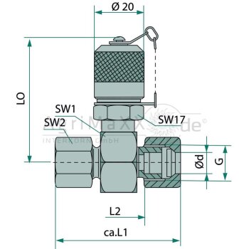 Hydrotechnik Messkuppl. M-TV-L 42L (M52x2) - 2103-11-42.00