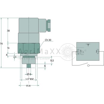 OMT Thermostat T03 52-42°C