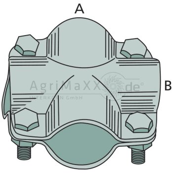 Kreuzschelle - Durchmesser: 60 mm