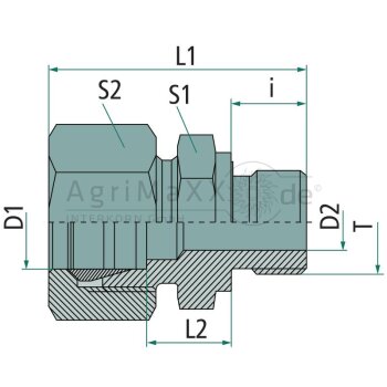 PH GEV 10 L-R 1/8"" VA - GE-LR-10-G 1/8"
