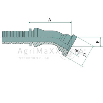 Manuli PN 20 SFS 3/4"" 30° - M83631-12-12