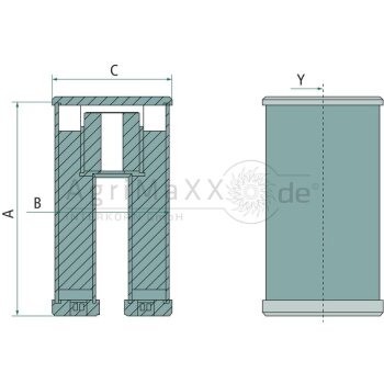 Luftentfeuchter - Durchmesser: 210 mm