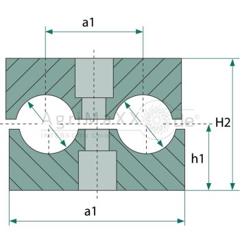 STAUFF X-Rohrschellen RS D 4 V 42
