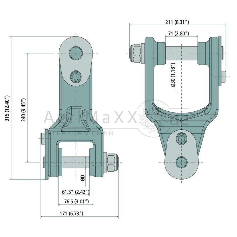 Baltrotors Link BR4-A 71/30 Bolzen 30