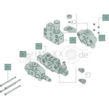Walvoil Arbeitssektion SDS-180-P-513L - EL SDS180/P5-513MDL
