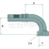 PN 20 DKJ 1 5/16"" 90° IL