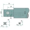 Zinken - Länge: 860 mm