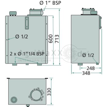 Tank komplett