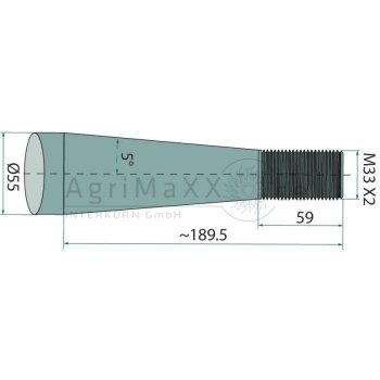 Zinken - Länge: 980 mm