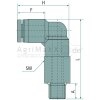 B-WEdl-10-1/2-KU - Durchmesser: 8 mm - Länge: 59,4 mm