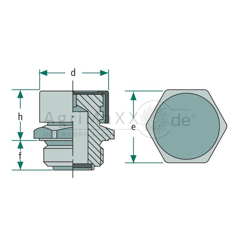 Entlüftung M14 x 1,5 mit Kappe - 31A-M14X1,5
