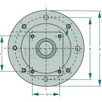 OMT Pumpenträger Durchmesser350 Gr.2 - LS350