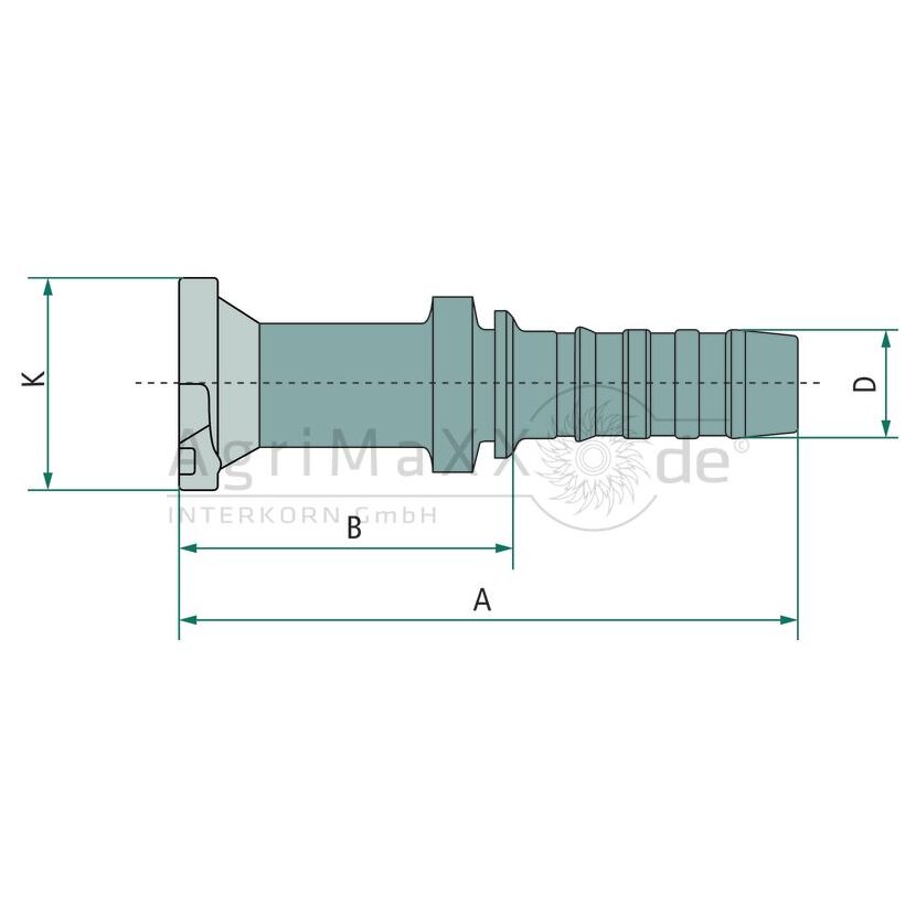 Gates PNB 12 SFL 3/4"" - 8GS-12FL