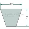 CONTITECH Keilriemen - 17.0X875