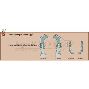 Bogenmesser - Länge: 195 mm