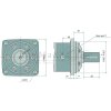 Motor BMV 400cc D=50mm 1""