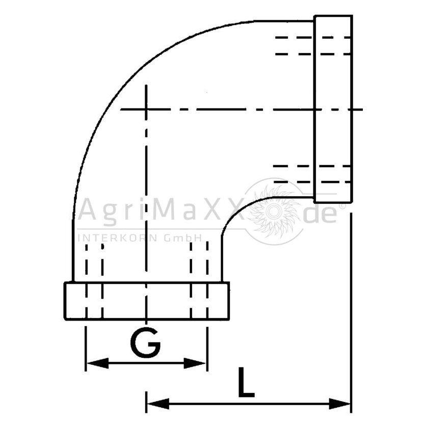 F-WI-1¼-VA Winkelstück