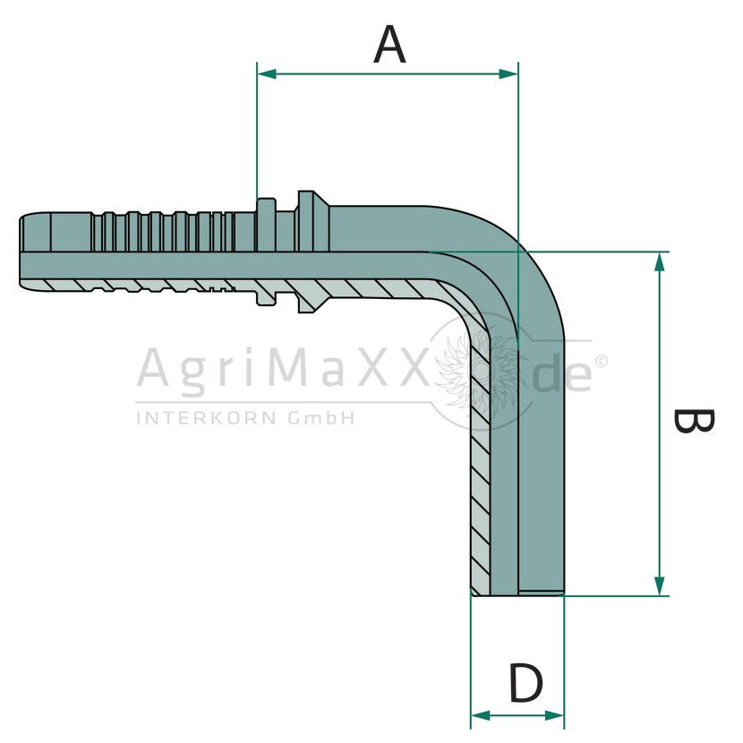 PN 10 RSL 12L 90° - M22090-06-12