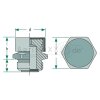 Miselli Entlüftung R1/2 mit Kappe 33A