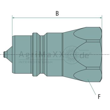 STECKKPLG. (N) STECKER BG4 G3/4 IG - Q02911041A-12-12