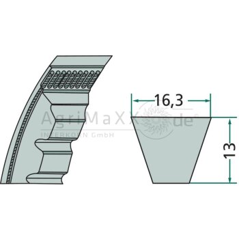 CONTITECH Schmalkeilriemen - XPB2800P
