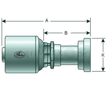Gates PNE 20 SFL 1"" - 12G-16FL