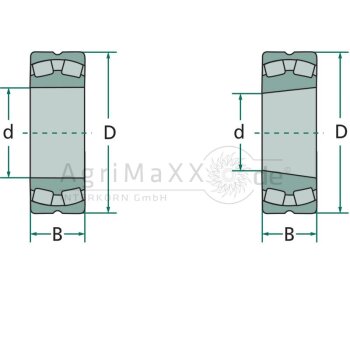 FAG Pendelrollenlager 22213 K C3 - 167037740030