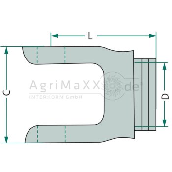 Weasler Profilgabel - 300-7839