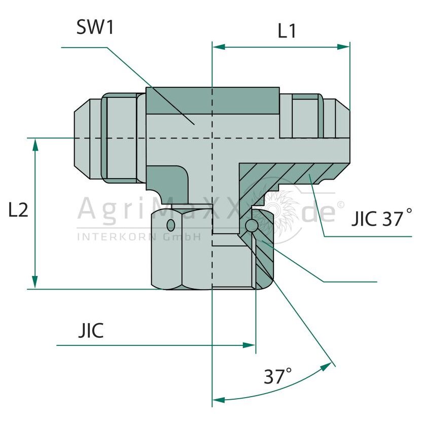 TA 1.1/16 M-M-FS-JIC