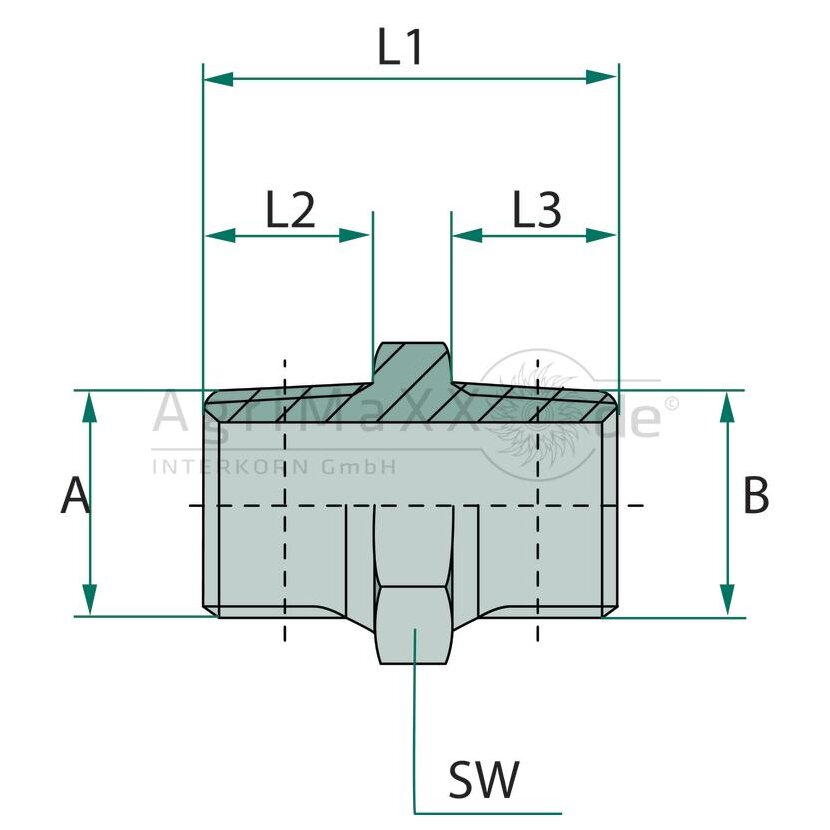 GA 3/4 M-NPT x 1