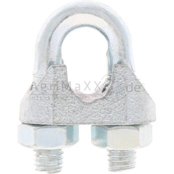 Drahtseilklemme - Durchmesser: 14 mm - Stahl
