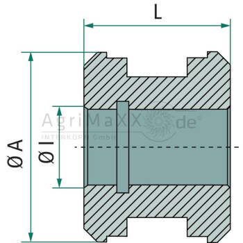 Contarini D90/33 Kolben 9Smn28, Durchmesser33