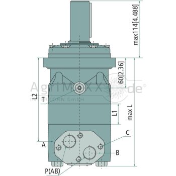 M+S Motor MT 160 D=40mm - MT160C
