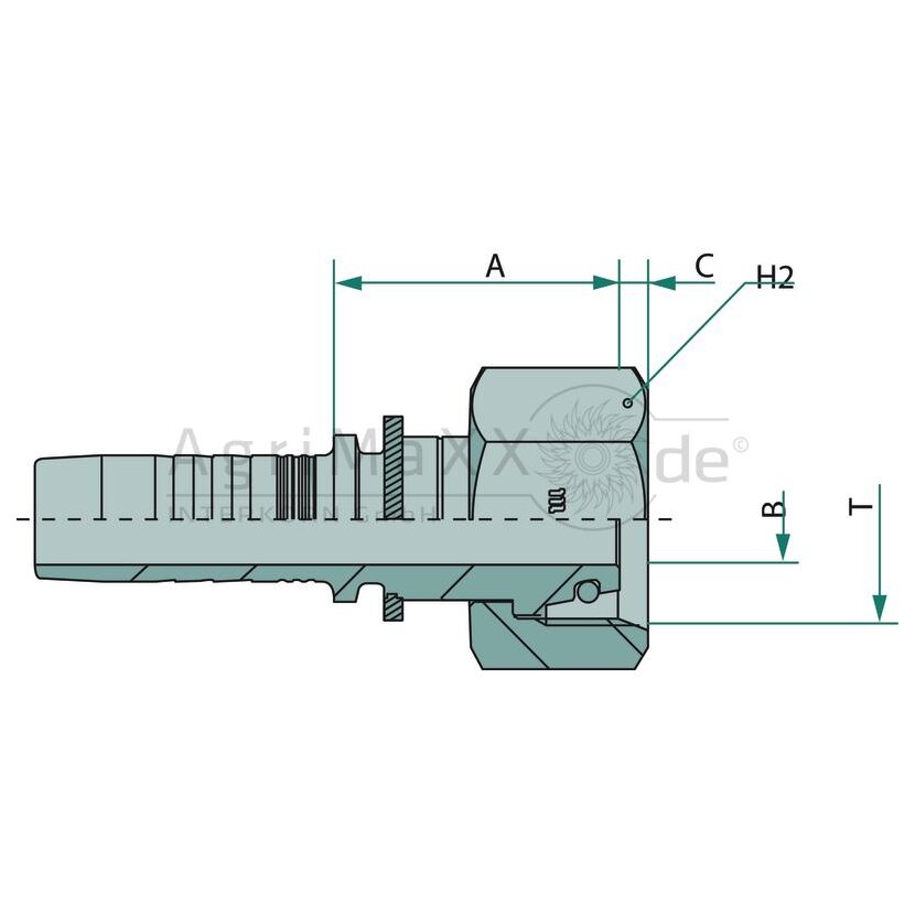 Manuli PN 10 DKOL M16x1.5 (10L) - M21512-06-16