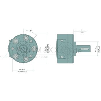 M+S Motor MM 40 D=16mm EP - MM40C