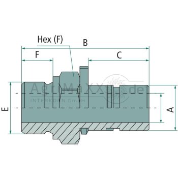 WEO-Adapternippel 3/8"" (13 mm) - 147240606