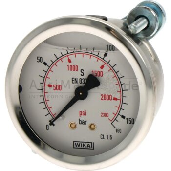 WIKA Manometer 160 bar Durchmesser63 mm - 1/4""...