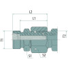 GEVR 06 L 1/8 DKO WD