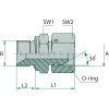 GA 1/4 M-BSP-WD x 1/4 FS-BSP