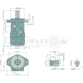 WHITE Motor OMP 200 D=1"" - 151-0305