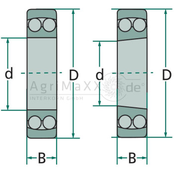 FAG Pendelkugellager 2206 2RS - 096996579000010