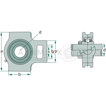 Spannplattenlager - Durchmesser: 89 mm