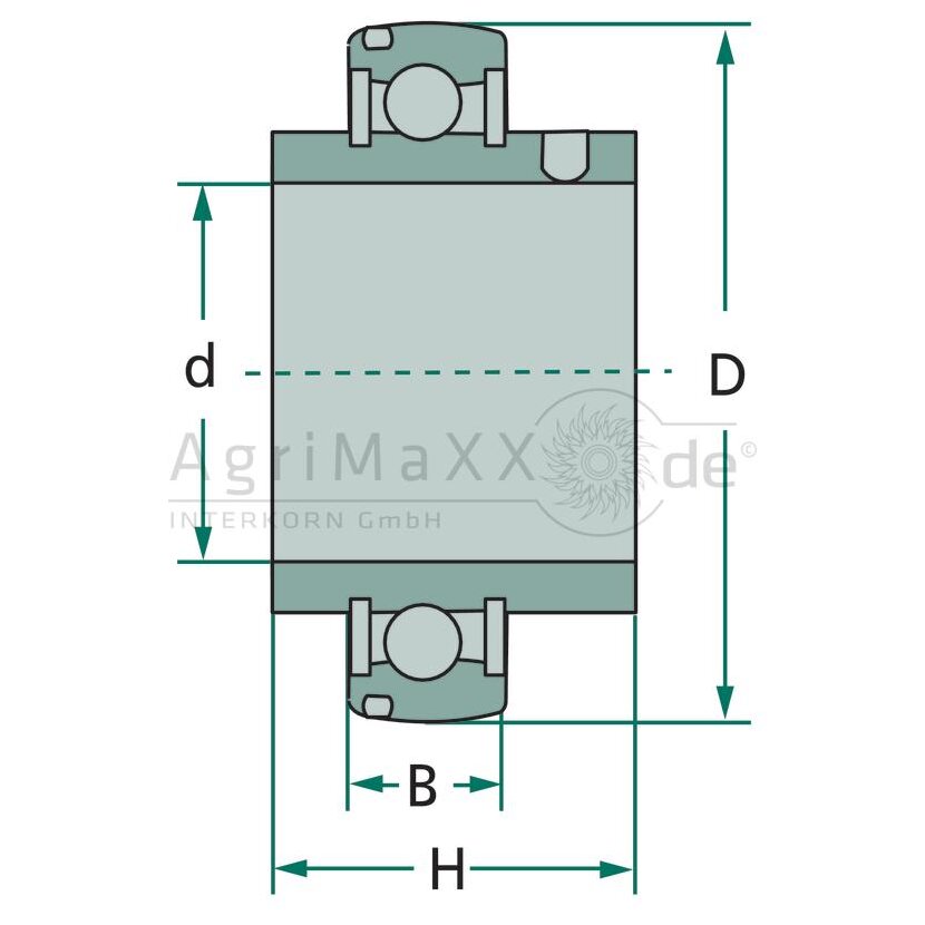 Spannlager UC 310 - 803222,