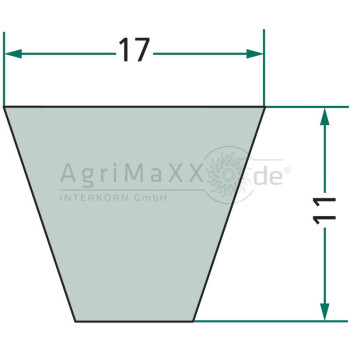 CONTITECH Keilriemen - 17.0X1120