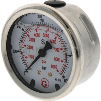 Manometer HA. 600 bar Durchmesser63mm - 1/4""