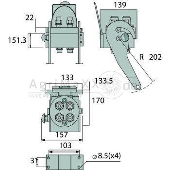 Faster P506 Stecker AG 4x M18x1,5 12L/1x Elektr -...
